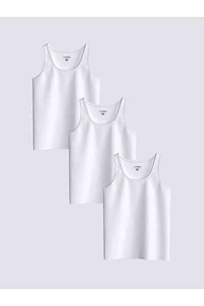 LC Waikiki Crew Neck Boys' Undershirt 3-Pack (S6)