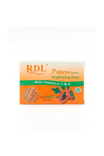 RDL Papaya Extract Soap for Skin Cleansing and Lightening - 128g