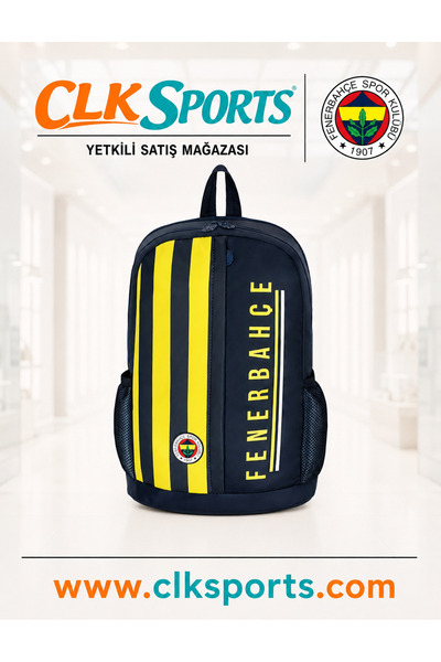 Fenerbahçe Backpack, Double Eyed Pencil Bag - Pencil Sharpener, Eraser and Water Bottle Gift
