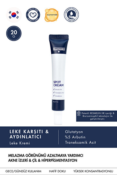 GLUTANEX Leke Karşıtı Aydınlatıcı Cilt Bakım Kremi Arbutin Ve Glutatyon Içerikli