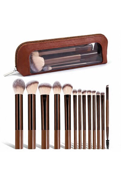Choice 13Pcs Makeup Brush Set with Bag Soft Fluffy Foundation Powder Eyeshado...