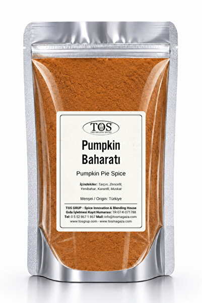 TOS The Organic Spices Pumpkin Baharatı 100 gr Pumpkin Spice Blend - Premium ...