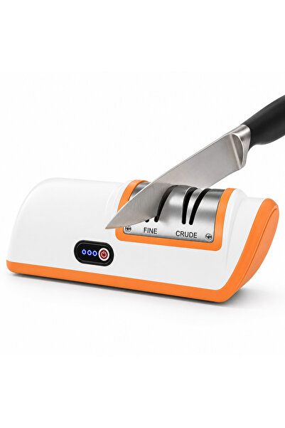Bluxyro Ascutitor electric pentru cutite Bluxyro, 2 trepte de ascutire, 5W, r...