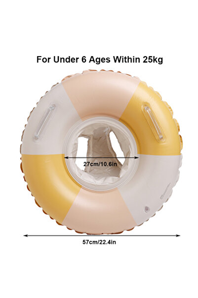 Choice1 yellow 1Pcs Swim Tube Pool Float Inflatable Swim Ring For Summer Beac...