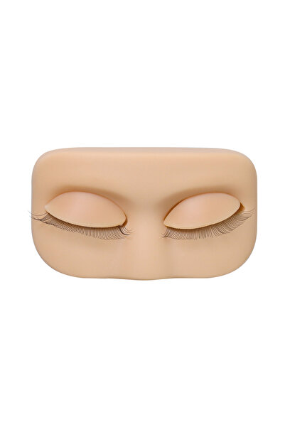 Choice1 Yellow Mini Face GLAMLASH Mini Lash Flat Model Head Practice Eyelash ...