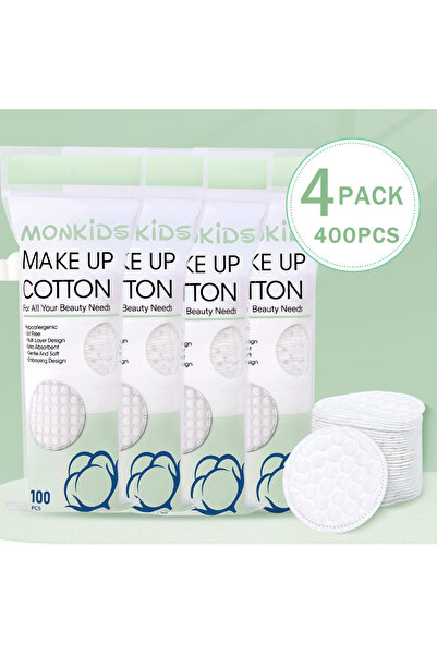Choice 400PCS 100pcs/200pcs Soft and Breathable Round Cotton Pad with Double-...