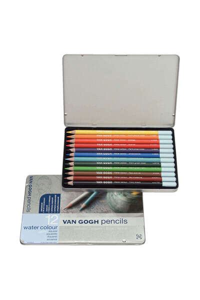 Talens Metal Kutu Suluboya Kalemi 12li Set 97740012