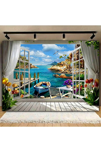 Elmas Dizayn 140 CM * 240 Micro HoneycoMb - Scenic Balcony Model, Double Wing...