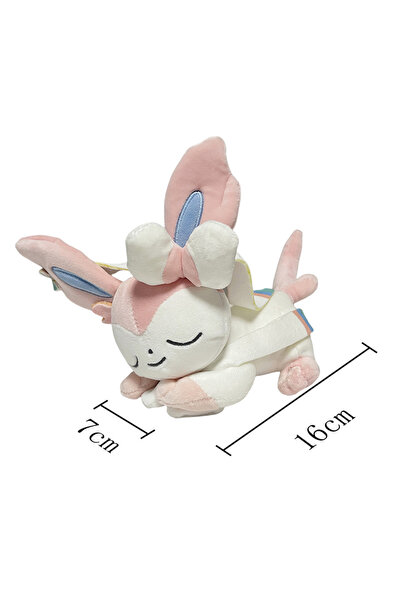 choice2 Sylveon 16cm Pokemon Eeveelution Sleep Sylveon Plush Toy Leafeon Glac...