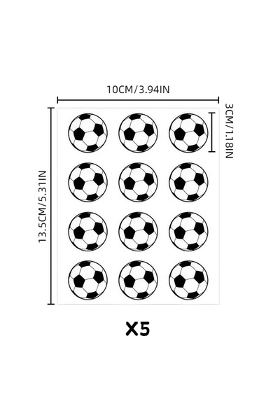 Choice1 1 pack 60pcs 24/60pcs Soccer Stickers Football Party Favors Gift Bag ...
