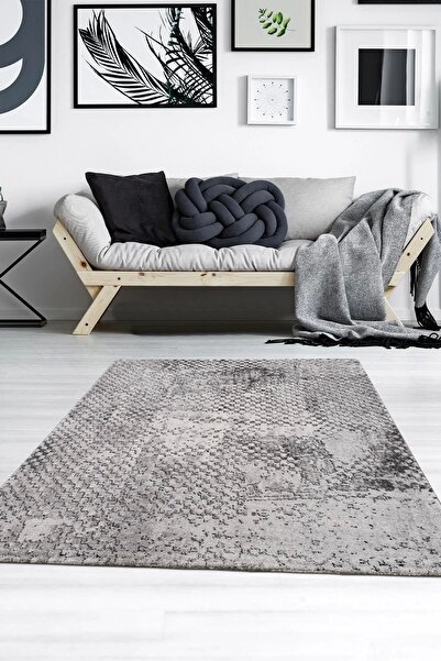 PetraHomeLiving Safir Gri Salon Halısı Ve Oturma Odası Halısı