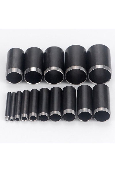 Choice Black 15pc/set High-Speed Steel Leather Circle Punching Set, Sharp Hol...