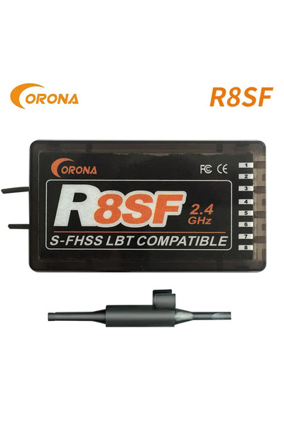 Choice R8SF 1 قطعة Corona 2.4G R4SF R6SF R8SF S-FHSS/FHSS مستقبل متوافق مع FU...