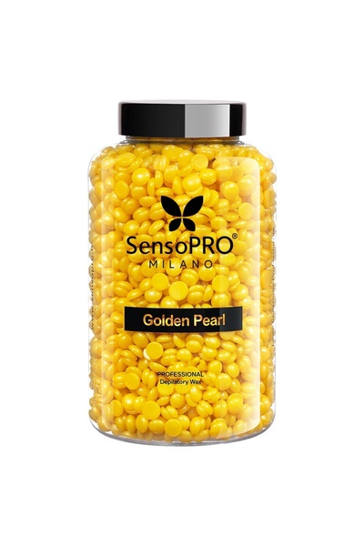 SensoPRO Milano Ceară epilatoare elastică profesională Golden Pearl, 400 g