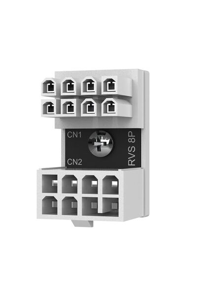 Choice white-8PIN RVS ATX GPU VGA PCIe 8 Pin 6Pin U to 180 Degree Angle Conne...