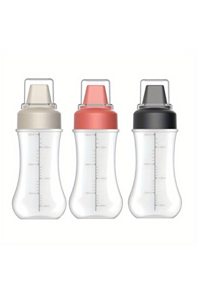 Choice5 3pcs 1/2/3pcs Squeeze Sauce Bottle Leak Proof Refillable Condiment Co...