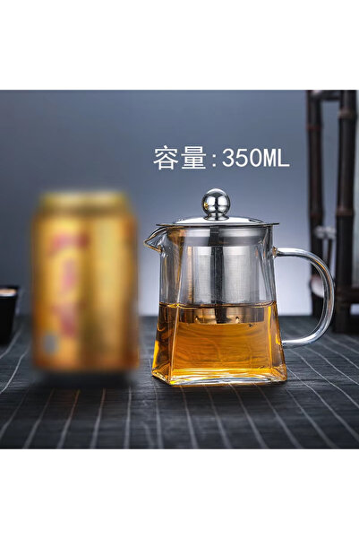 Choice4 350ml New Heat Resistant Glass Teapot With Stainless Steel Infuser He...