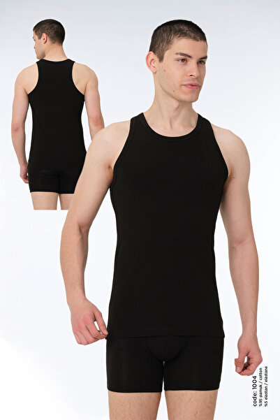 FSM1453 Muški Pamuk komad Halter izrez sportista Sa likrom sportista 2-komad ...