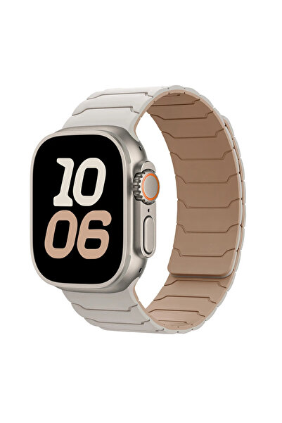 Choice20 42 44 45 46 49mm starlight milk Strap For Watch ultra 2 Band 49mm 45...