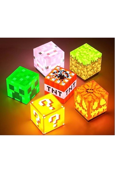 DİĞER1111 Minecraft Mini Işıklı Blok