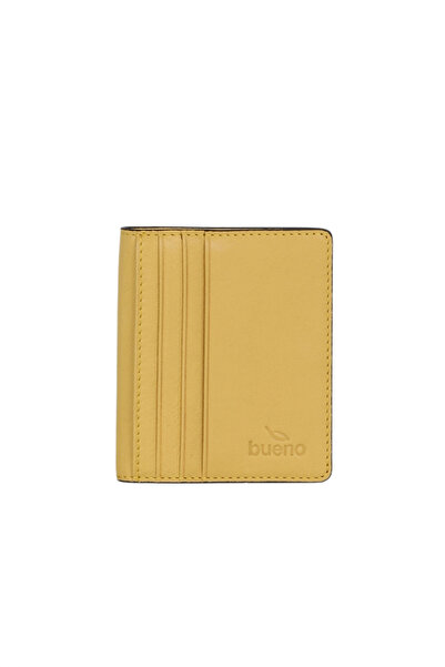 BUENO Yellow Leather Wallet