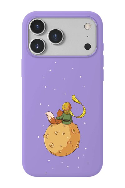 shoptocase iPhone 17 Pro Max/18 Pro Max Uyumlu Küçük Prens Desenli İçi Süet L...