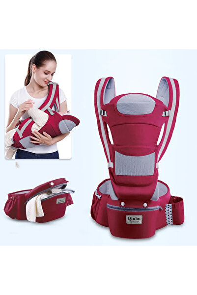 Choice8 Wine Red Newborn Ergonomic Baby Carrier Backpack Infant Baby Hipseat ...
