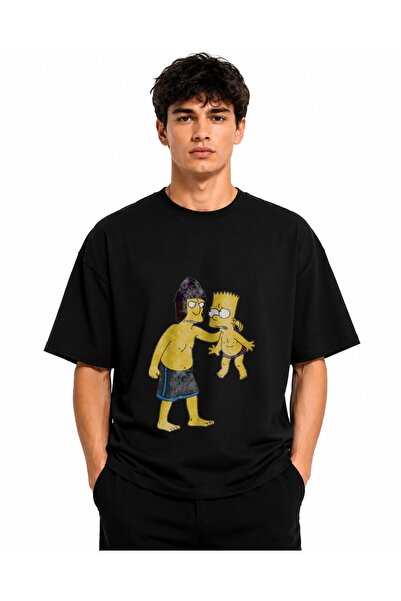 Inscriptie Tricou Unisex Bumbac Premium Casual " Bart Simpson deviantart wedg...