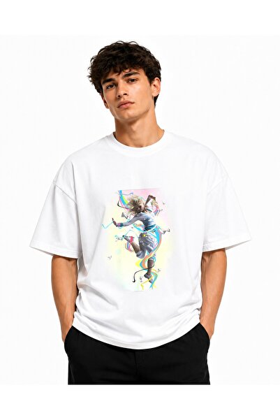 Inscriptie Tricou Unisex Bumbac Premium Casual " Dance "