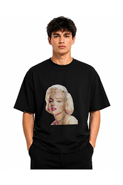 Inscriptie Tricou Unisex Bumbac Premium Casual " Marilyn Monroe "