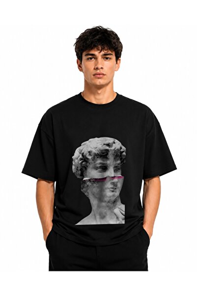 Inscriptie Ουνισέξ Βαμβακερό T-shirt Υψηλής Ποιότητας  "Αισθητική τέχνη αγαλμ...