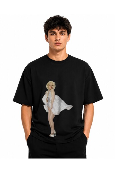 Inscriptie Tricou Unisex Bumbac Premium Casual " Marilyn Monroe fancy dress "
