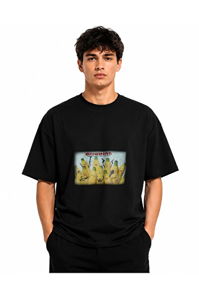 Inscriptie Unisex Premium Βαμβακερό Καθημερινό T-Shirt "Bananas people"