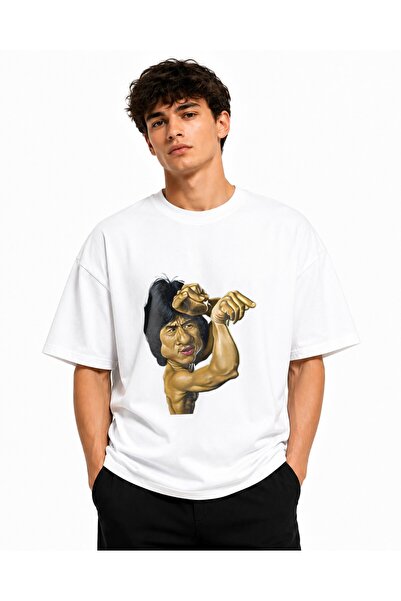 Inscriptie Tricou Unisex Bumbac Premium Casual " Caricature Mr T "