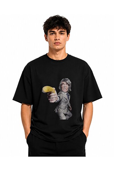 Inscriptie Tricou Unisex Bumbac Premium Casual " Banana pistol "