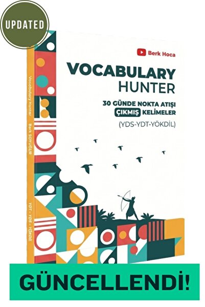 Berk Hoca Vocabulary Hunter YDS&YÖKDİL&YDT Kelimeleri