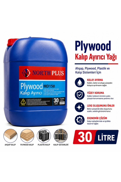 Plywoody Kalıp Ayırıcı Yağı Plywood Ahşap Plywood Plastik Kalıp Sistemlerinde...