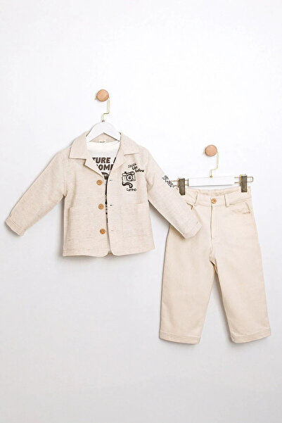 HAUSEkids 2-5 Years Old Brendone Like Boy's 3-Piece Set-Latte