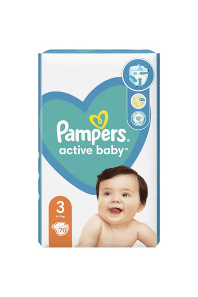 Pampers Scutece Active Baby Marimea 3, 6 -10 kg, 70 bucati