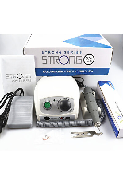 Choice جهاز حفر الأظافر STRONG 210/207B باللون الأخضر الفاتح، 65 واط، 50000 د...