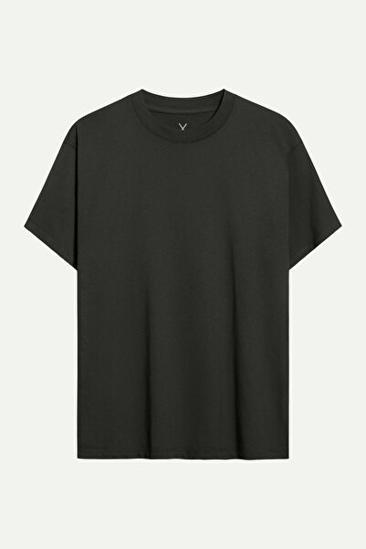 KAFT Tricou de bază pentru bărbați, antracit, croială normală - 100% bumbac |...