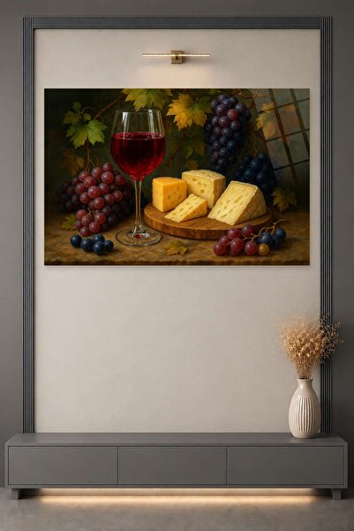 HMDS CONCEPT Grozdovi grožđa i slikanje čaša za vino 378
