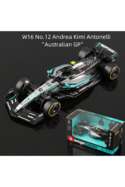 Choice 12-ANT-Australia Bburago 1:43 F1 Alloy Car Model 2025 Season Formula R...
