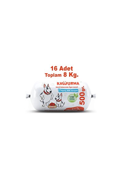 Çiğmamam Barf Kavurma Pişmiş Barf Köpek Maması 8 Kg - 500 g x 16