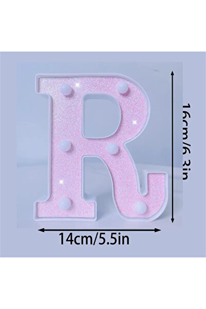 Choice R 1PC Pink English Letter and Number Lights, Proposal and Confession, ...