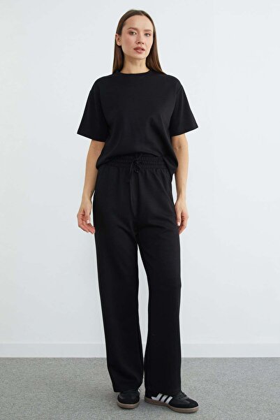 Fulla Moda Basic Short Sleeve Modal 2-Piece Set