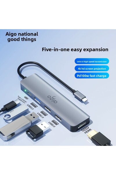 Choice HDMI Aigo USB C Hub with HDMI Multiport Adapter for Laptop Fast Type C...
