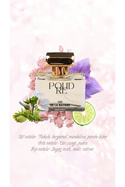 AMOUR DE LA NATURE POUDRE KADIN PARFÜM EDP 50ML