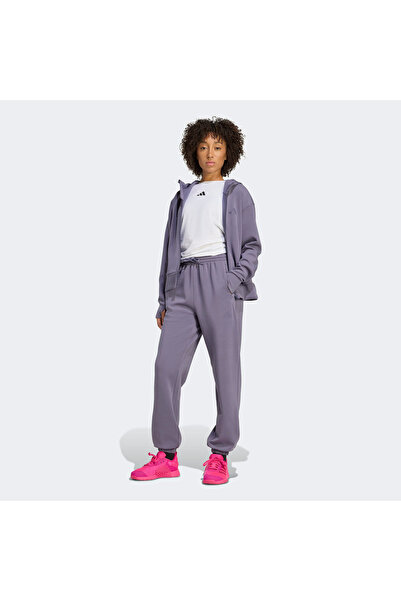 adidas JX3137-K D4T Knıt Pant Kadın Eşofman Altı Mor