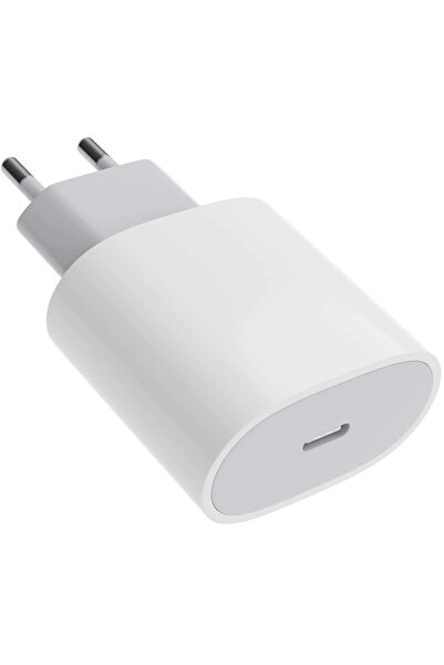 Generic Brand Adaptor pentru iPhone, Încărcare rapidă, Fildeș, Putere 20 W, T...